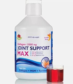 Коллаген 12000 мг для поддержки суставов Max S.NutraSupplements со вкусом ягод, 500 мл