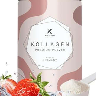 KOLL`ZYM 100% коллагеновый порошок высокой дозировки [600 г] • Оригинальный продукт • Коллагеновые пептиды • Биоактивный коллаген • Без гидролизата • Без вкуса • Сделано в Германии
