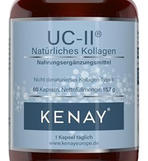 Натуральный коллаген UC-II | 60 капсул | Биологически активная добавка | Кенай, Европа | Продукт премиум-класса