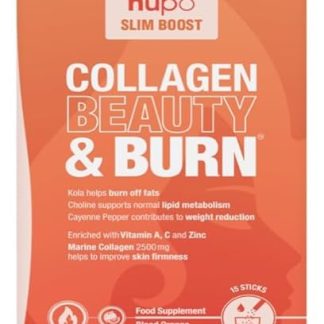 Nupo Slim Boost Collagen Beauty & Burn - Коллагеновый напиток с витаминами, цинком и растительными экстрактами - 15 пакетиков со вкусом красного апельсина