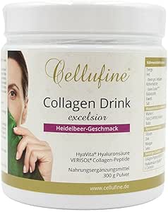 Cellufine® Excelsior Verisol® Collagen Lift Drink 300 г с гиалуроновой кислотой | Коллагеновые пептиды Verisol | Витамины, полезные для кожи