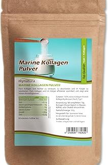 Порошок морского коллагена Mynatura, рыбий коллаген, протеин для здоровья кожи и волос (1 x 500 г)