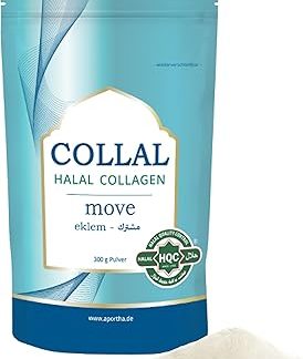 Halal Collagen Move Premium Collagen Powder 300 g Doypack, коллагеновый порошок с биоактивными, сертифицированными по стандарту халяль коллагеновыми пептидами, 30 порций с очень высокой биодоступностью.