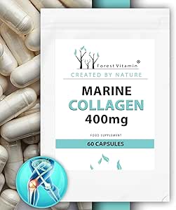 Морской коллаген Forest Vitamin 400 мг - 60 капсул - Гидролизованный морской коллаген типа 1 (рыбный) - для суставов, костей, мышц
