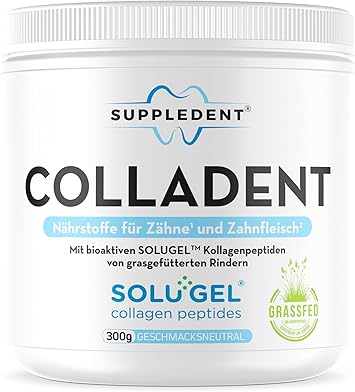 Высокоусвояемые коллагеновые пептиды Colladent - с биоактивными коллагеновыми пептидами Solugel (300 г)