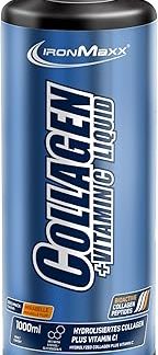 IronMaxx Collagen Professional Liquid - Мирабель 1000 мл | Flüssiges Kollagen für Haut, Haare und Gelenke | Гидролизирующий коллаген с витамином С | Ohne Konservierungsstoffe
