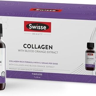SWISSE Collagen Drink - пищевая добавка для женщин и мужчин, гидролизат коллагена, 7 ампул по 30 мл, произведено в Италии.