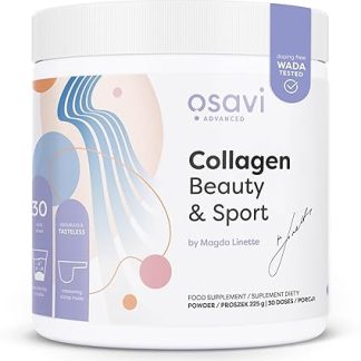 Osavi Collagen Beauty & Sport – порошок 225 г | Verisol® и Tendoforte® для здоровья волос, кожи, ногтей, сухожилий и связок | Улучшает эластичность кожи и уменьшает морщины