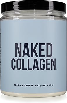 Протеиновый порошок NAKED Collagen Peptides, 63 порции, выращено на пастбищах, безвкусный, гидролизованный коллаген из травяного откорма, пищевая добавка, подходит для палеодиеты, без ГМО, 600 г