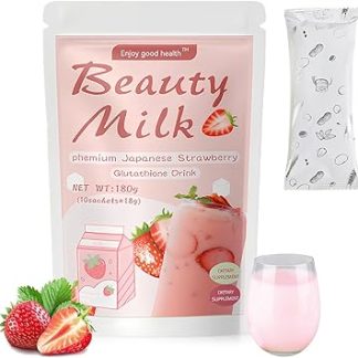Коллагеновый порошок со вкусом клубники, 180 г (10 пакетиков по 18 г). Гидролизованный коллагеновый порошок, легко усваивается, полезен для кожи, волос, ногтей и суставов.