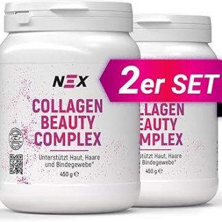 Коллагеновый порошок NEX, 100% чистый гидролизат коллагена, пептиды типа 1 и 3, высокая биодоступность, без вкуса, без добавок, 450 г (2)