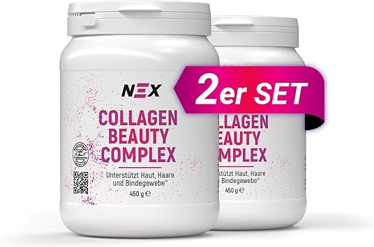 Коллагеновый порошок NEX, 100% чистый гидролизат коллагена, пептиды типа 1 и 3, высокая биодоступность, без вкуса, без добавок, 450 г (2)