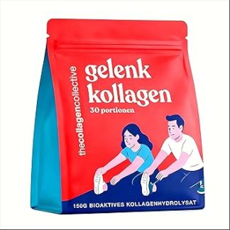 Kollagen Pulver für Gelenke – Hochdosiert Bioaktive Peptide Typ 1, Kollagen Hydrolysat bei Gelenkschmerzen Arthrose Sports Knorpelaufbau Knie Bindegewebe Gelenk Knorpel (1 упаковка)
