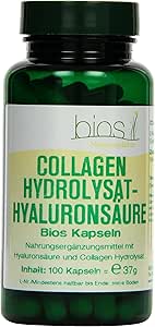 Bios Коллаген Гидролизат Гиалуроновая кислота 100 капсул Упаковка 1 x 31 г