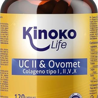 UC-II и Овомет Коллаген | 120 капсул | Типы I, II, V, X с гиалуроновой кислотой | Имбирь | Босвеллия | Бамбук | Витамин С | Медь | Для гибкости и подвижности суставов | Коллаген