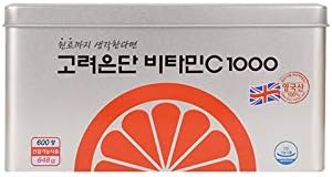 Korea Korea Eundan Vitamin C, 1000 mg 600 Tablets (600 Day Supply), 100% UK DSM Supplement, Vitamin C, Biotin