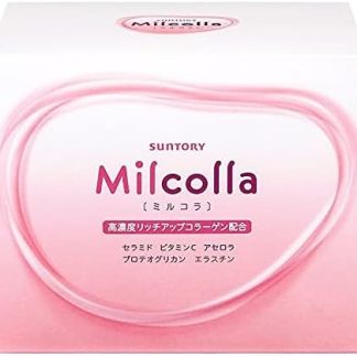 Suntory Milcolla Collagen, Milk Ceramide, Vitamin C, Acerola, 30 Packets, Approx. 30 Day Supply (Size 1)