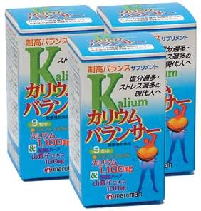 Potassium Balancer, Set of 3, Maruman (Genuine Root Product with a 2 Year Raw Favor)