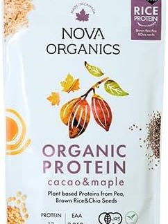 Nova Scotia Organics Organic Protein Cacao & Maple 210g Gluten Free