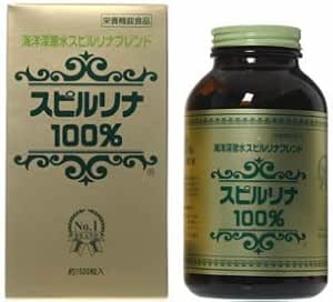 Japan Alge Deep Marine Water Spirulina Blend 100% Spirulina 200mg x 1500 Tablets