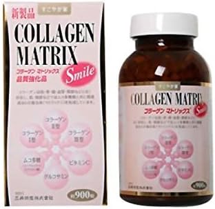 Sukoyaka Smile Collagen Matrix Supplement, 10.6 oz (315 g) (350 mg x 900 Tablets), Approx. 2 Months Supply