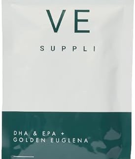 (100% Vegan Derived from Algae, DHA, EPA, Omega-3, DPA, Alpha Linoleic Acid, Vitamin E, Ugrena, Water Extract, Antioxidant, Vegan Compatible, Fish Free, Made in Japan (90 Tablets, 30 Day Supply)