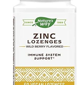 Zinc/Echinacea & Vitamin C Lozenges-Berry Flavor Nature's Way 60 Lozenge by Nature's Way