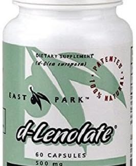 East Park Research Institute Olive Leaf Extract d-Lenolate 60 Tablets