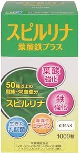 DIC Spirulina Folic Acid Iron Plus 1000 Tablets