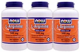 L arginine 500 mg 250 tablets (Set of 3)