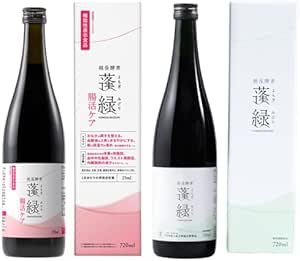 Echigo Enzyme Bottle Enzyme Drink Set, Intestinal Care, Health-minded Replacement Fastening (24.4 fl oz (720 ml) x 1 Bottle + 24.4 fl oz (720 ml) x 1)