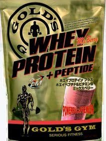 GOLD'S GYM Whey Protein, Mixed Berry Flavor, 4.4 lbs (2 kg) [Other]