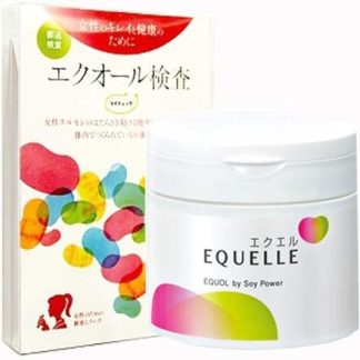 Otsuka Pharmaceutical Equelle 112 tablets + Equol Test Soy Check (4987035540717+4582423340087