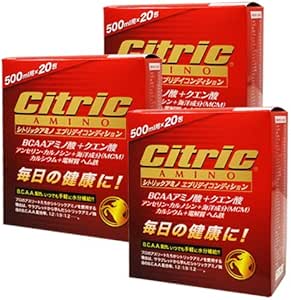Citric Amino Everyday Conditioning, 4.2 oz (120 g) (0.2 oz (6 g) x 20 packs) x 3 boxes