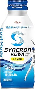Synkron Kowa Cool Mode, Lemon Flavor, 13.5 fl oz (400 ml), Jointly Developed with Shohei Ohtani, Heatstroke Prevention, Hydration, Sports Drink, Citric Acid, Conditioning