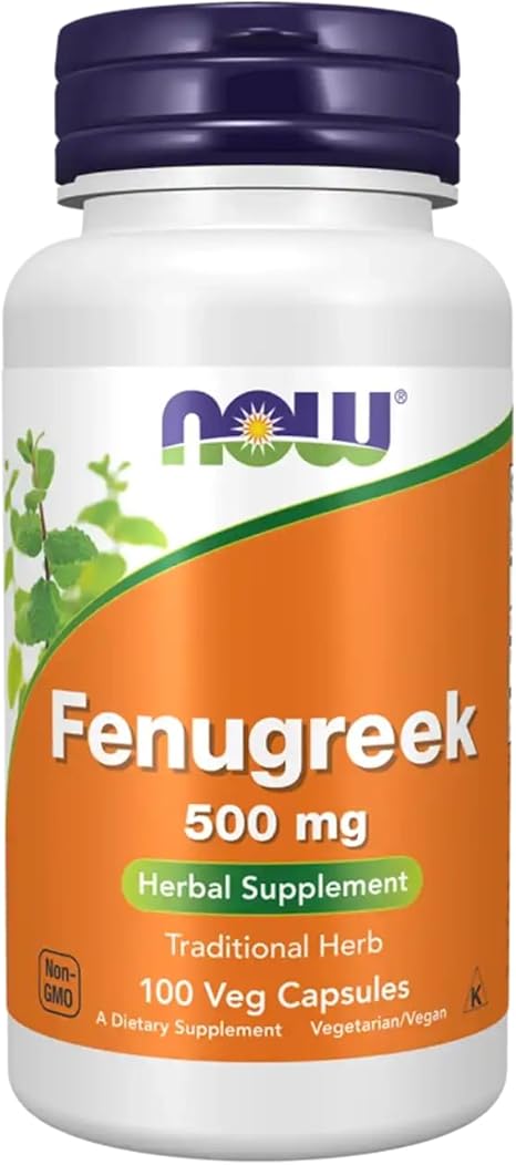 Now Foods Fenugreek 500 mg 100 capsules