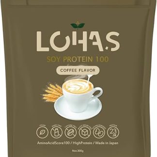 Rojas Soy Protein (Coffee Flavor) 10.6 oz (300 g), No Artificial Sweeteners, No Chemical Synthetic Ingredients, Low Sugar, High Protein, Low Fat, 100% Vegetable, Amino Acid Score 100, Sugar Free, Protein Content Over 80% Made in Japan