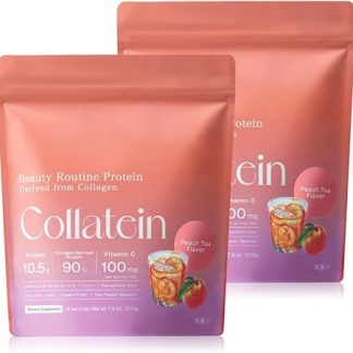 Collatein コラテイン Collagen Protein Peach Tea Flavor 2-Piece Set