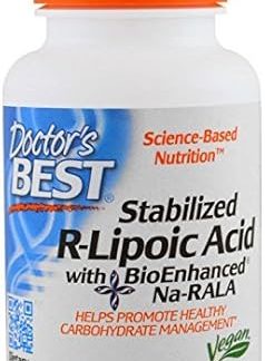 Doctor's Best Stable R-Type Alpha Lipoic Acid (Na-RALA) 100 mg 60 VeggCapsules