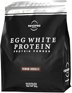 EGG WHITE PROTEIN (Bag Type), Large Capacity, 6.6 lbs (3 kg) Capacity, Premium Chocolate