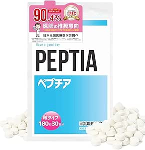 Peptia Supplement, Developed by a Professional Physician, 180 Tablets, About 1 Month Supply, Maca Lampep, Zinc, Pesttia