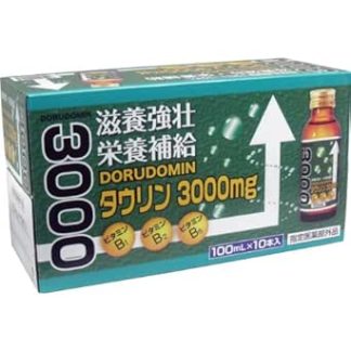 Doldo Pharmaceutical Doldomin Taurine 3,000 mg (Green Box) 3.4 fl oz (100 ml) x 10 Bottles