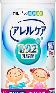 Allergy Care Calpis for Kids, Grape Flavor, L-92 Acid Bacteria, Calcium Formulation, Supplement (1)