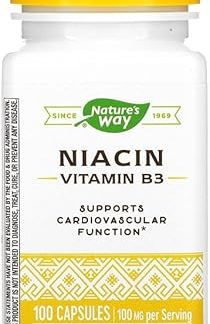 Nature's Way Niacin, 100 Caps, 100 mg [Parallel Import]