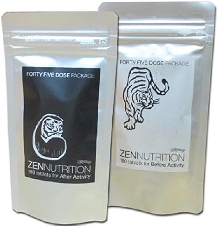 ZEN ACTIVITY ZEN Supplement Set (180 Tablets), Amino Acids/Set Makes a Portable Case Gift