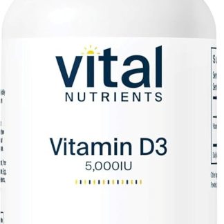 Vital Nutrients Vitamin D3 5000 iU 90 Capsules