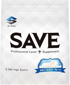 SAVE Casein & Whey, Protein, Plain, Non-Flavor, 6.6 lbs (3 kg)