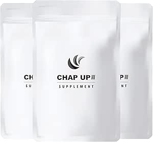 Chap-Up Saw Palm, Zinc, Broccoli Sprout Supplement, Corn Peel Extract 120 Tablets x 3 Bags