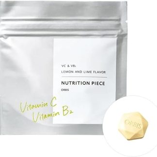 Orbis Nutrition Piece Vitamin C & Vitamin B2 (Lemon & Lime Flavor) 30 - 60 Day Supply (0.04 oz (1.0 g) x 60 Tablets