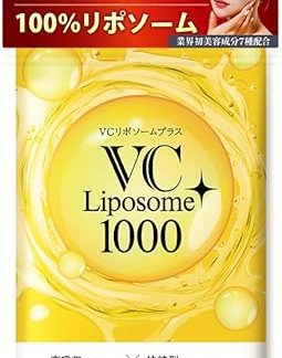Planlab Liposome, Vitamin C, Highly Absorbent, Long Lasting, VC, Liposome, Plus, 1 Month Supplement, 1,000 mg Supplement, Coenzyme Q10, Resveratrol, Alpha Lipoic Acid, Vitamin P, Bioperin, Yeast Extract, Time Release, Stable, Additive-Free, VC Liposome Plus, 1000000 Liposome